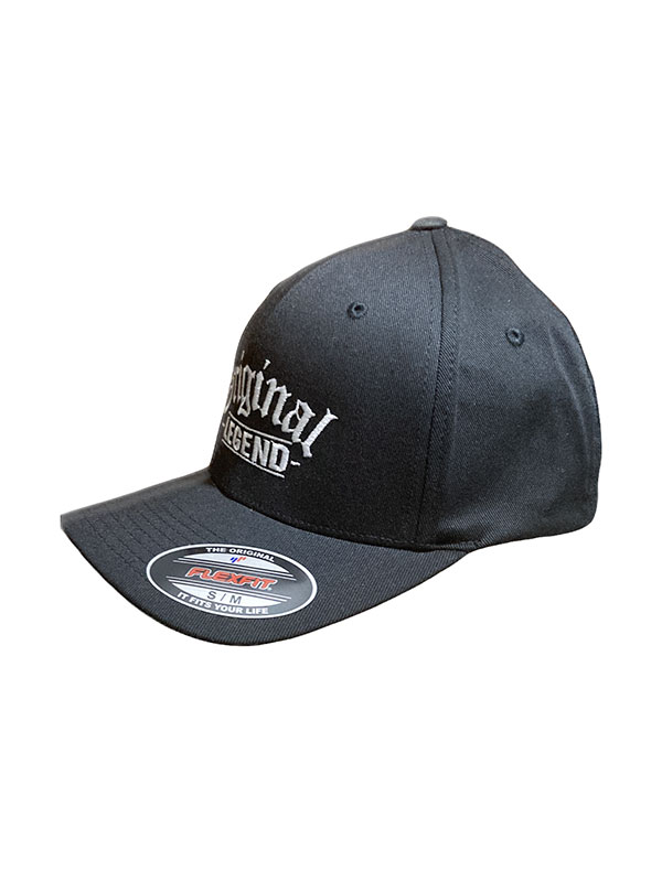 Original Legend Flexfit Hat - Black with White Logo